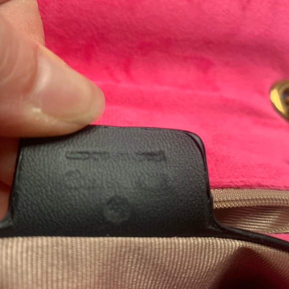 Pink Shoulder Bag with Gold Accents - Picture 9 of 9